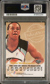 1999 Hoops WNBA Autographics Teresa Weatherspoon Action Auto PSA 8 NY Liberty